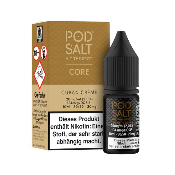 Pod Salt Core Cuban Creme 20mg Nikotinsalz Liquid