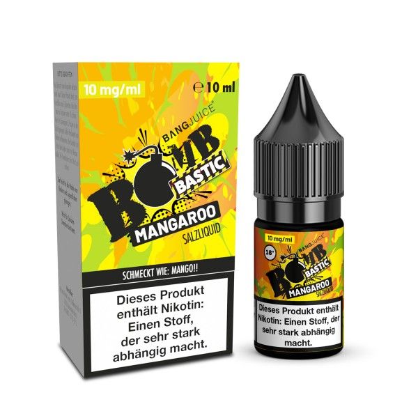 Bang Juice BOMBBASTIC Mangaroo Nikotinsalz Liquid 10ml