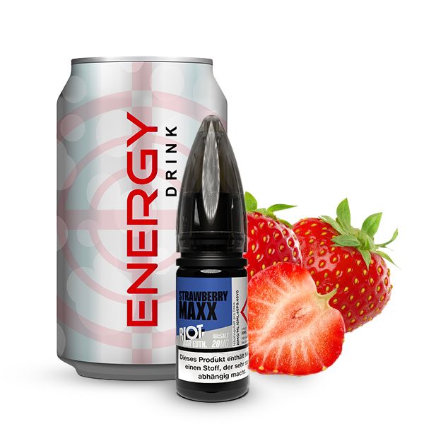 Riot Squad Bar Edition Strawberry Energy Nikotinsalz Liquid 10ml