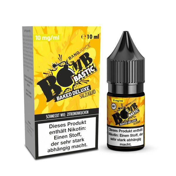 Bang Juice BOMBBASTIC Baked Deluxe Nikotinsalz Liquid 10ml