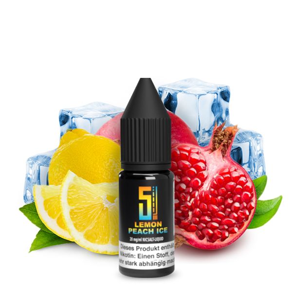 5 EL Lemon Peach Ice Nikotinsalz Liquid 10ml