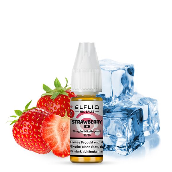 Elfbar Elfliq Strawberry Ice Nikotinsalz Liquid 10ml2