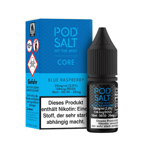 Pod Salt Core Blue Raspberry 20mg Nikotinsalz Liquid