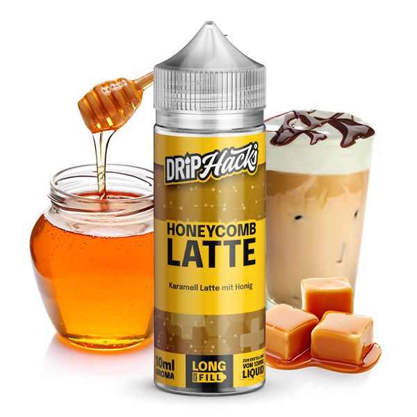 Drip Hacks Honeycomb Latte Longfill Aroma