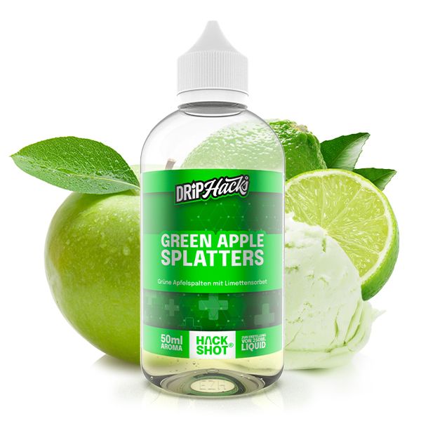 Drip Hacks Green Apple Splatters Aroma