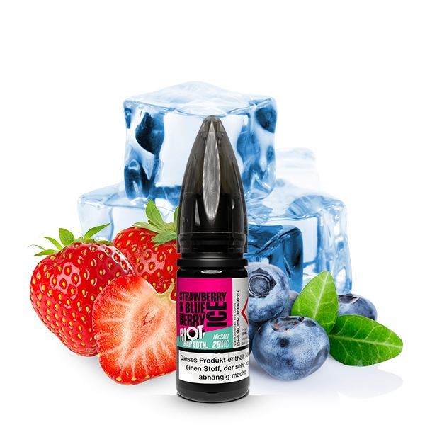 Riot Squad Bar Edition Strawberry Blueberry Ice Nikotinsalz Liquid 10ml