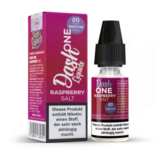 Dash Liquids One Raspberry Nikotinsalz Liquid 10ml