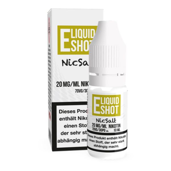 E-LiquidShot Nic Salt Nikotin 20mg 70/30 10ml