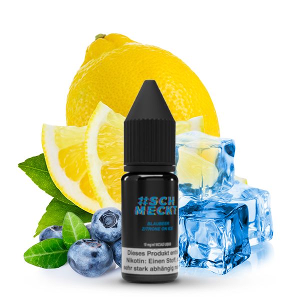 #SCHMECKT Blaubeer Zitrone on Ice Nikotinsalz Liquid 10ml