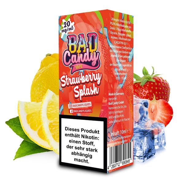 Bad Candy Strawberry Splash 20mg Nikotinsalz Liquid