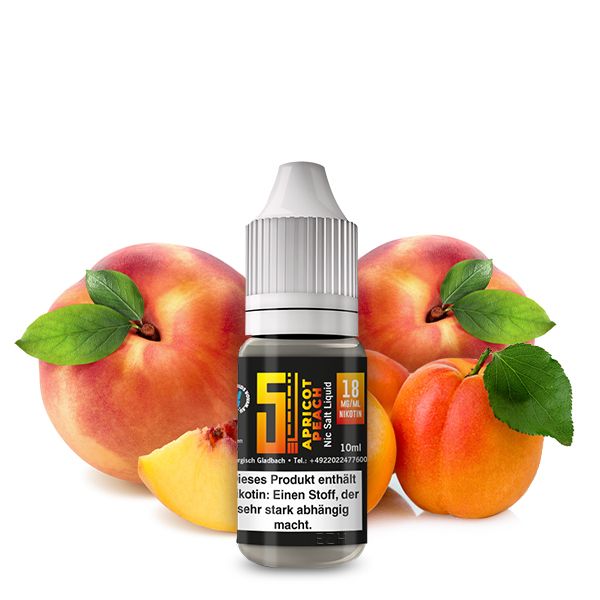 5 EL Apricot Peach 18mg Nikotinsalz Liquid
