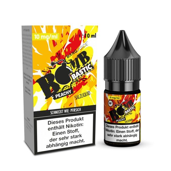 Bang Juice BOMBBASTIC Peachy Nikotinsalz Liquid 10ml