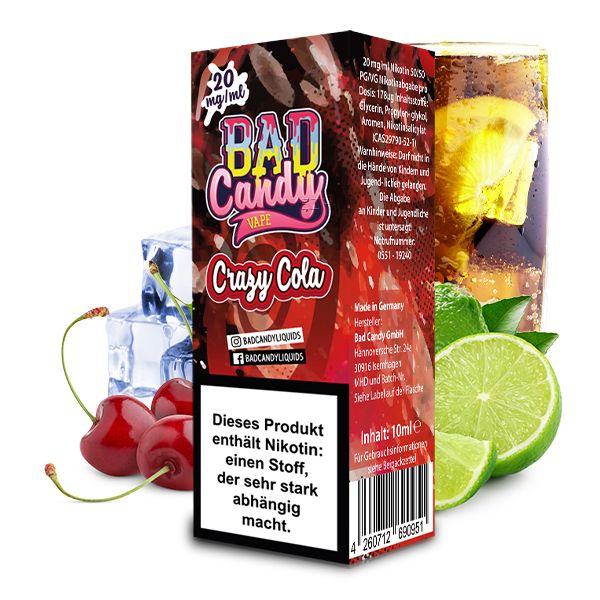 Bad Candy Crazy Cola 20mg Nikotinsalz Liquid