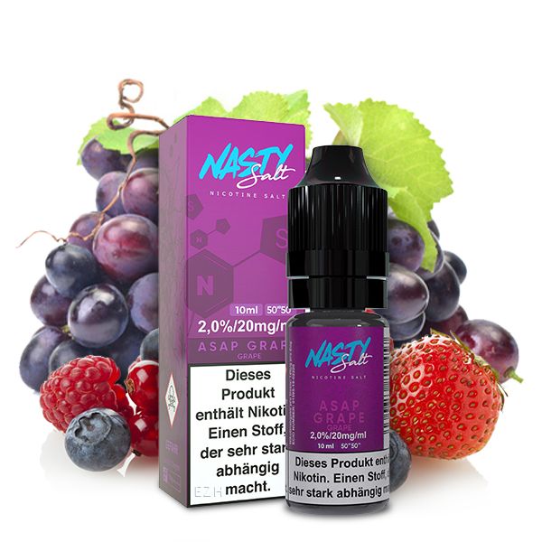 Nasty Juice Asap Grape 20mg Nikotinsalz Liquid