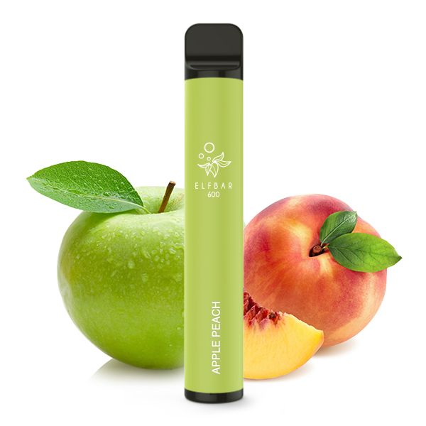 Elfbar 600 Apple Peach Einweg E-Zigarette 20mg