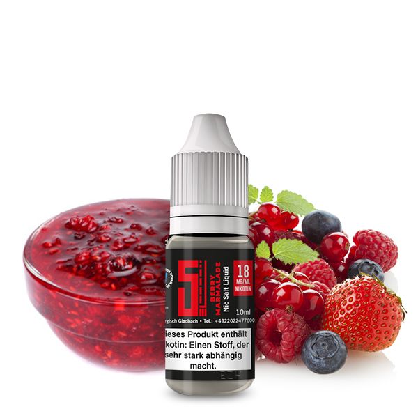 5 EL Berry Marmalade 18mg Nikotinsalz Liquid