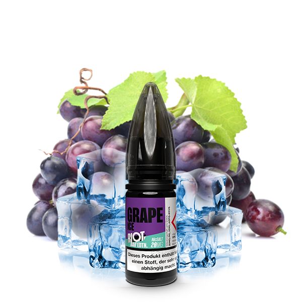 Riot Squad Bar Edition Grape Ice Nikotinsalz Liquid 10ml