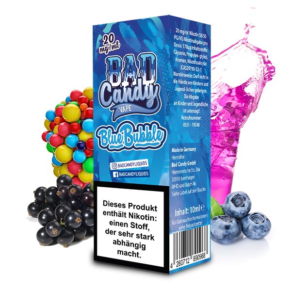 Bad Candy Blue Bubble 20mg Nikotinsalz Liquid
