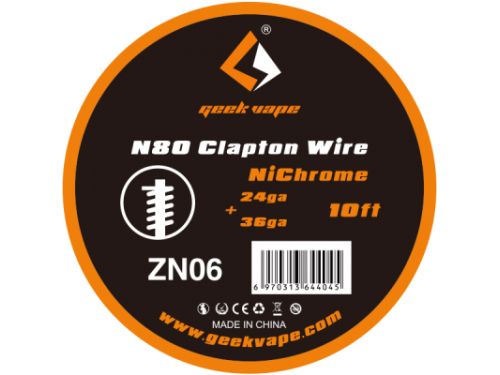Geekvape N80 Clapton Wire 24GA |3m