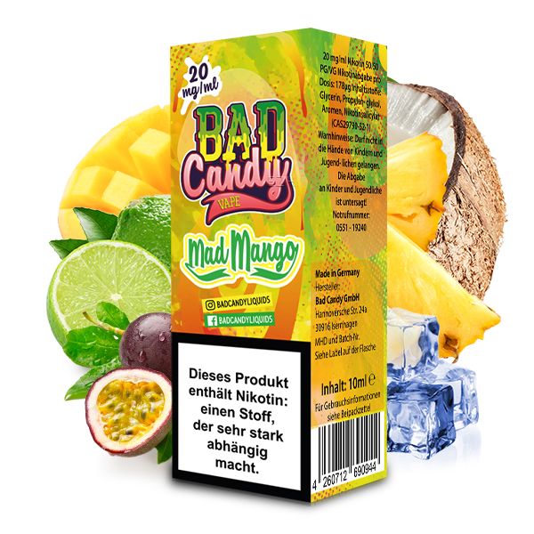 Bad Candy Mad Mango 20mg Nikotinsalz Liquid