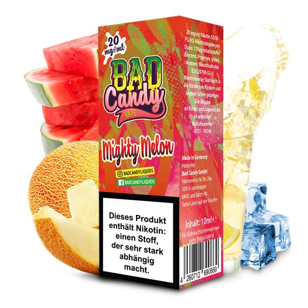 Bad Candy Mighty Melon 20mg Nikotinsalz Liquid