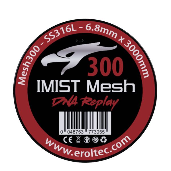 IMIST SS316L Mesh Wire 300 Wickeldraht 3m