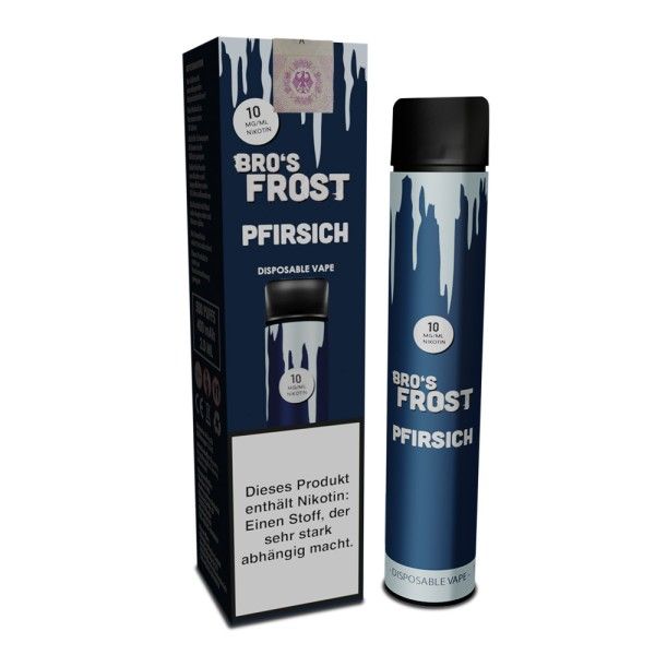 Bro´s Frost Pfirsich Einweg E-Zigarette
